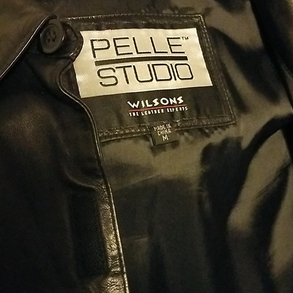 Mens Black Leather shirt style lightweight blazer - Picture 3 of 4